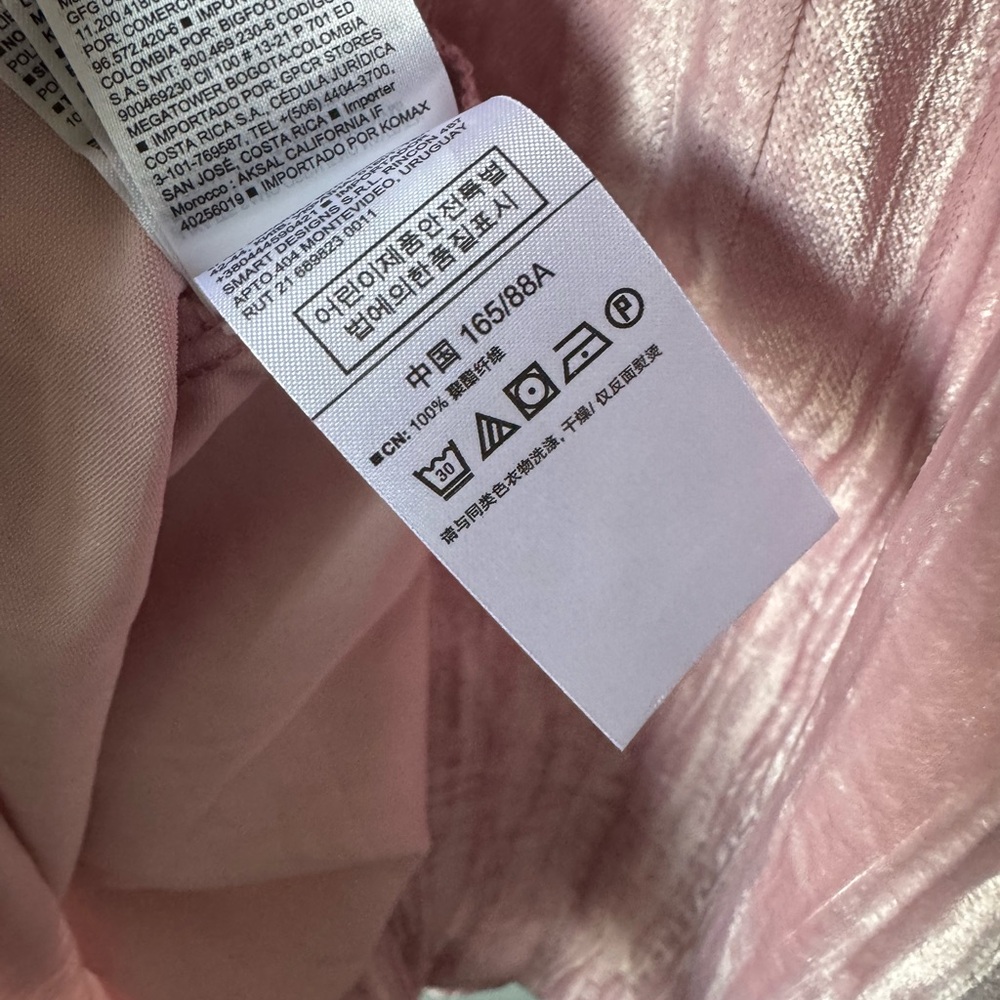 NWT GAP | Pink Velvet Smocked Mini Dress, Long Sleeves, small - Picture 9 of 9